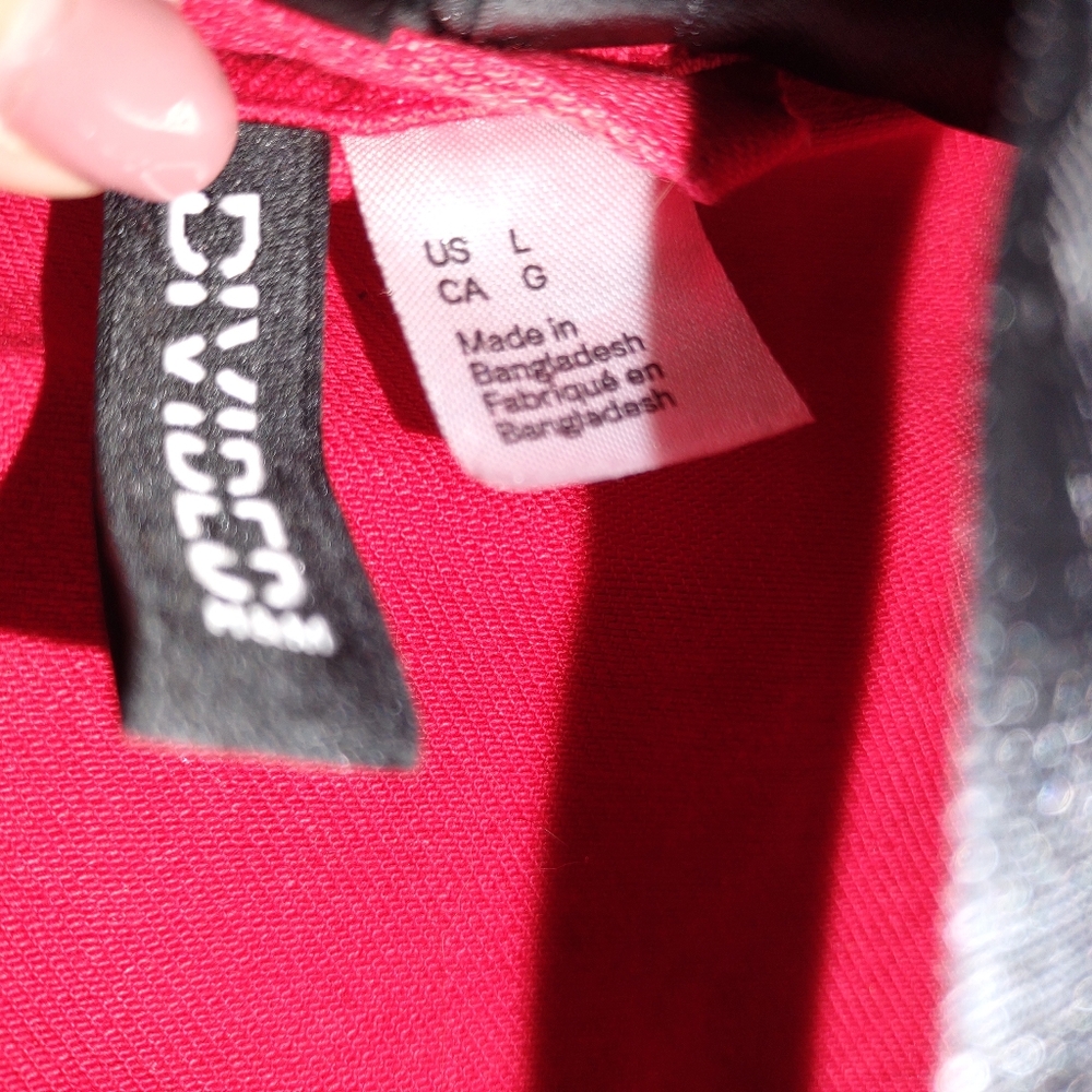 Divided red denim jacket - Picture 2 of 2